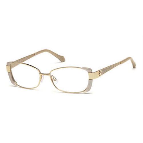 Roberto Cavalli RC 823 033 33 Eyeglasses Gold Size 54-15-140