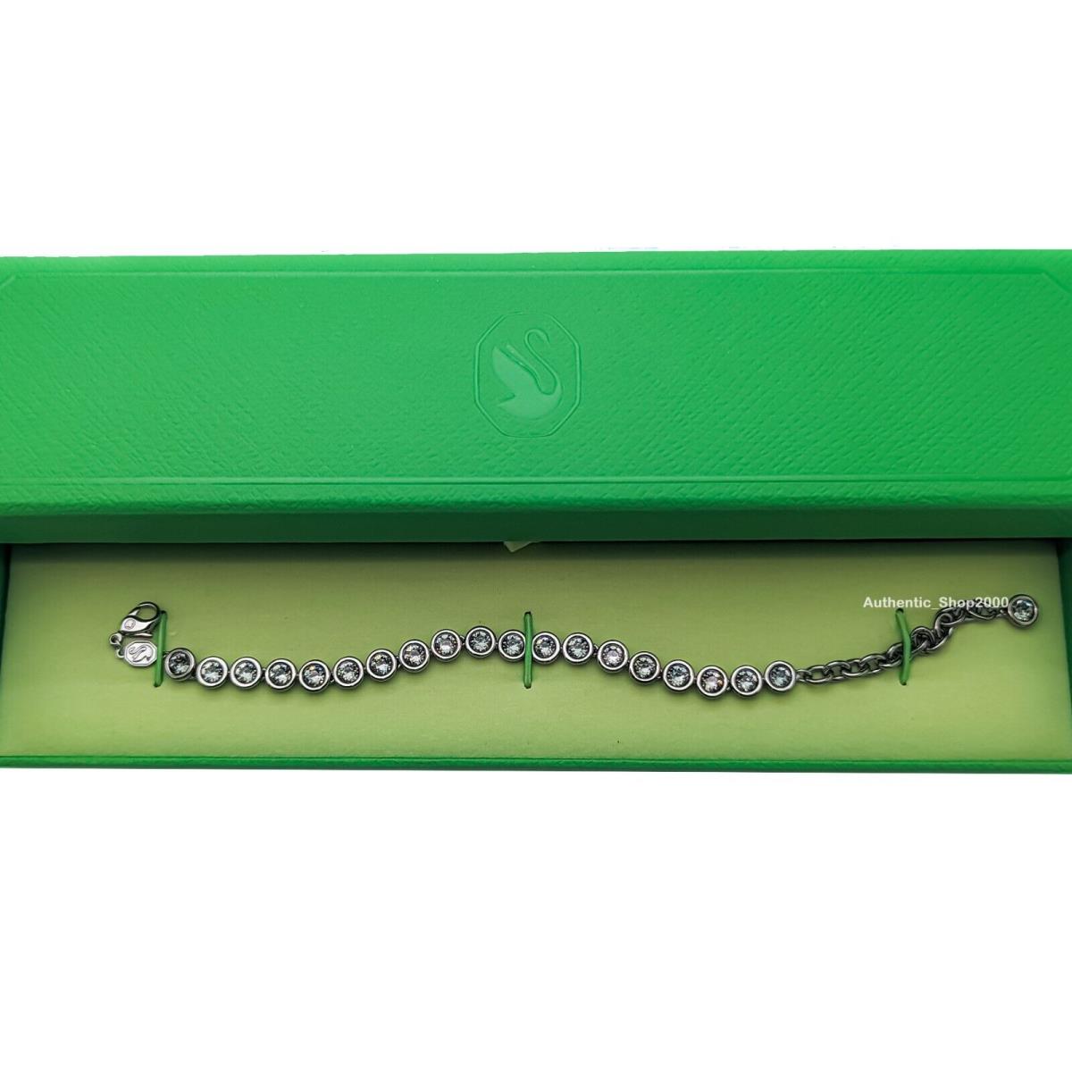 Swarovski Ruthenium Sparkling Imber Tennis Bracelet 5682592