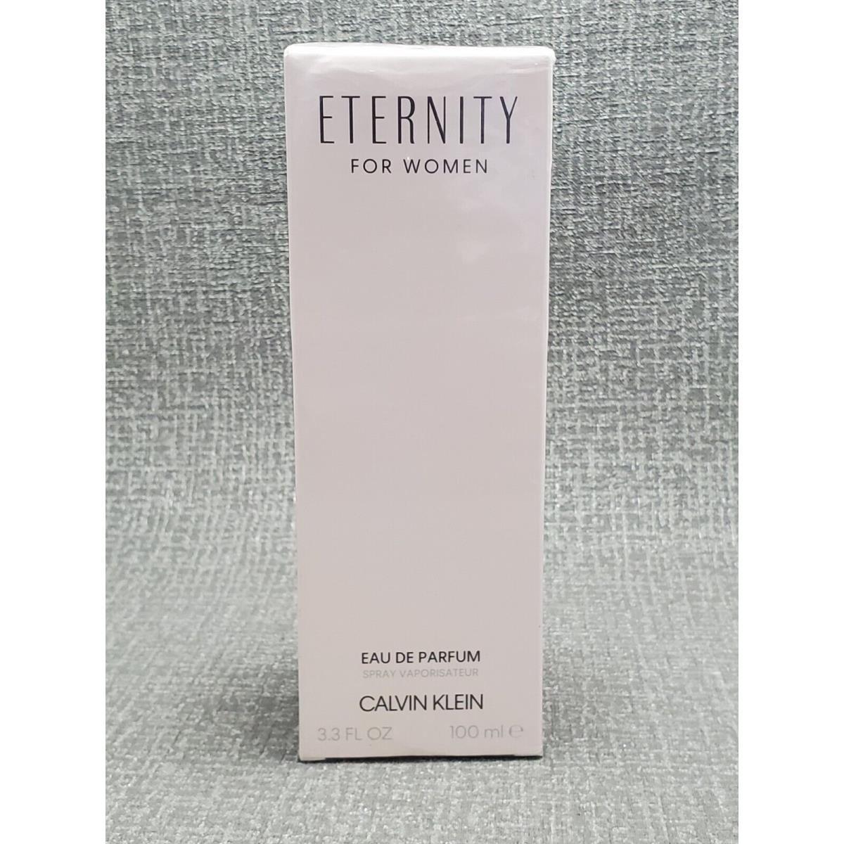 Calvin Klein Eternity Eau DE Parfum Spray For Women 3.3 Oz / 100ml