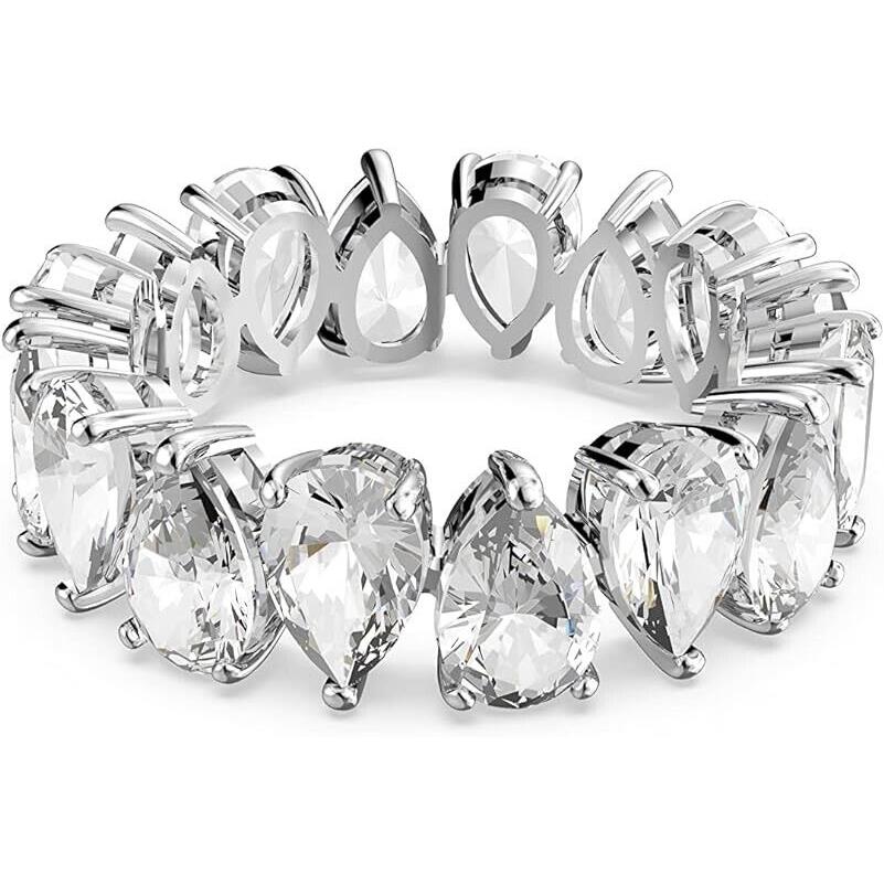 Swarovski 5572827 Women`s Ring Size 5 Vittore Crystal Jewelry Collection