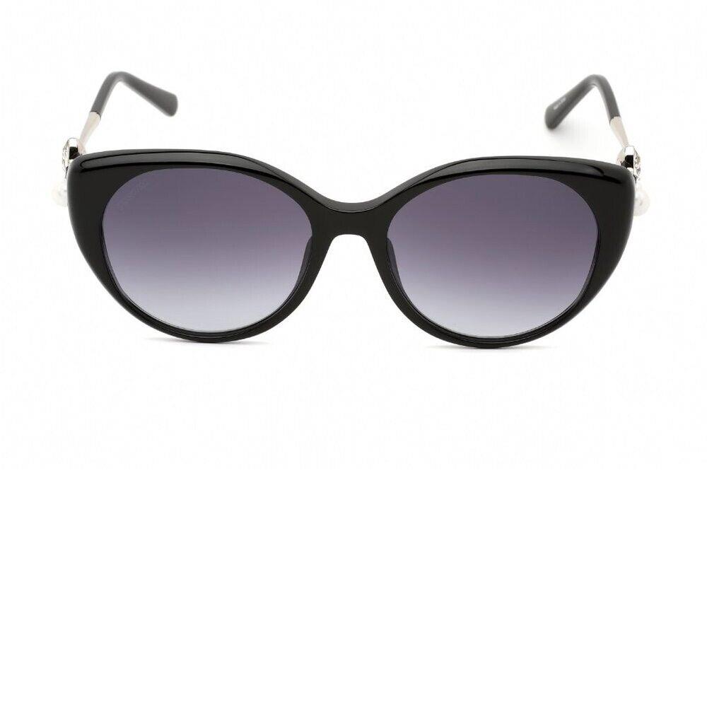 Swarovski Shiny Black Sunglasses