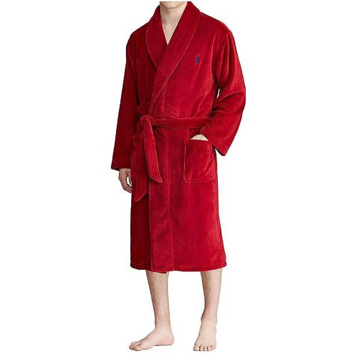 Men s Polo Ralph Lauren Plush Microfiber Robe S/m L/xl