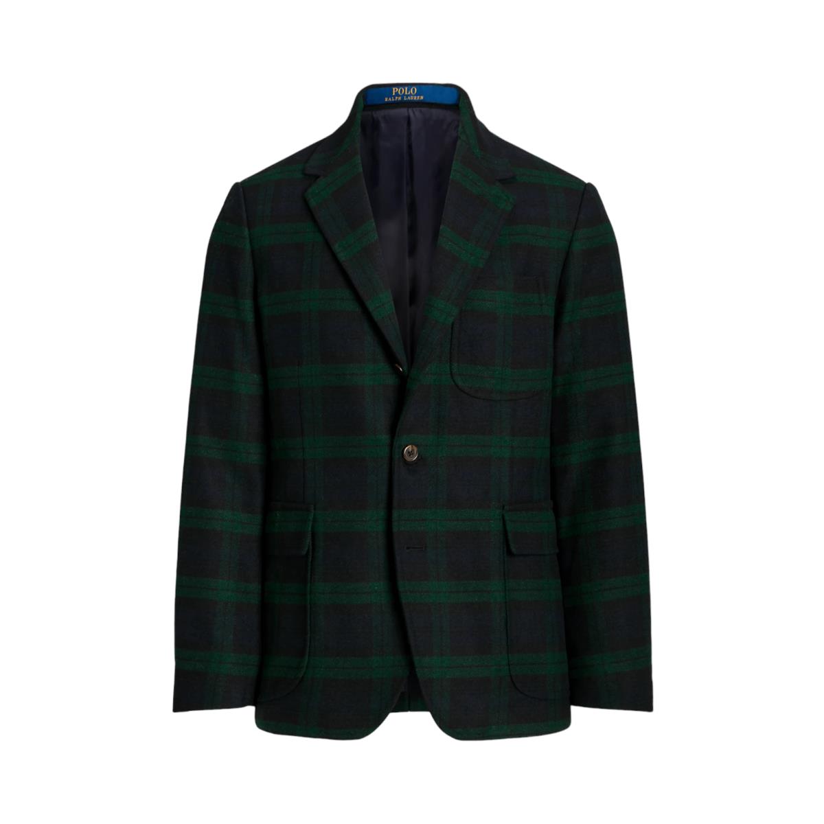 Polo Ralph Lauren Modern Blackwatch Plaid Twill Sportcoat Blazer Jacket