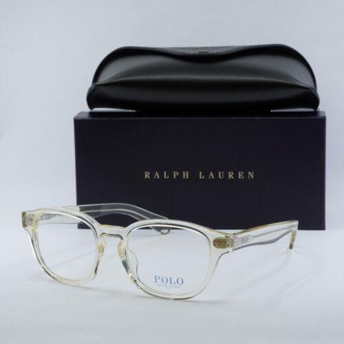 Polo Ralph Laurent PH2261U 5034 Shiny Transparent Pinot Grey 53mm Eyeglasses