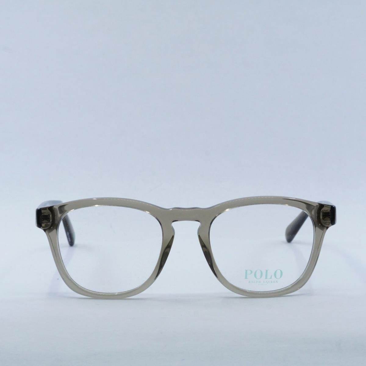 Polo Ralph Laurent PH2258 6085 Transparent Light Brown 51mm Eyeglasses