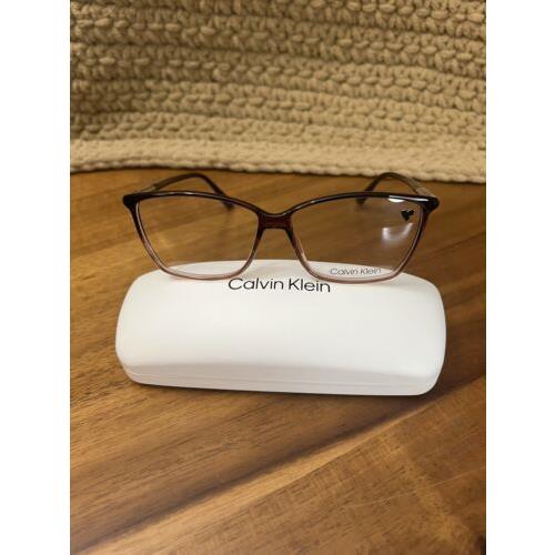 Calvin Klein Eyeglasses Marchon CK21524 208 Sand Designer with Case Rose