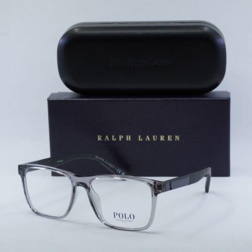 Polo Ralph Laurent PH2257U 5755 Shiny Transparent Light Grey 55mm Eyeglasses