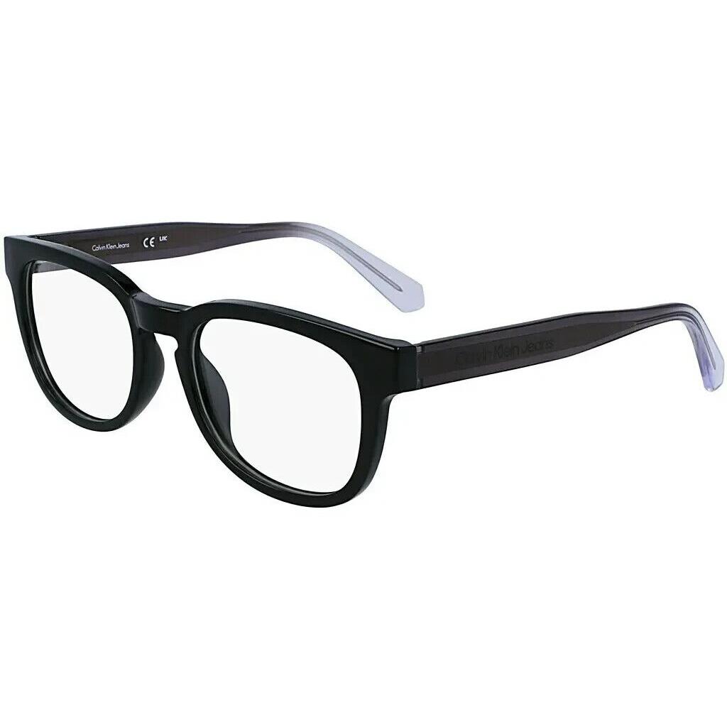 Calvin Klein Eyeglasses Frames CKJ19522 001 Black Square Full Rim 54-19-145