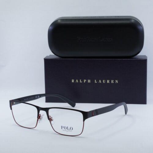 Polo Ralph Laurent PH1175 9191 Matte Red Rims/black Bar 56mm Eyeglasses