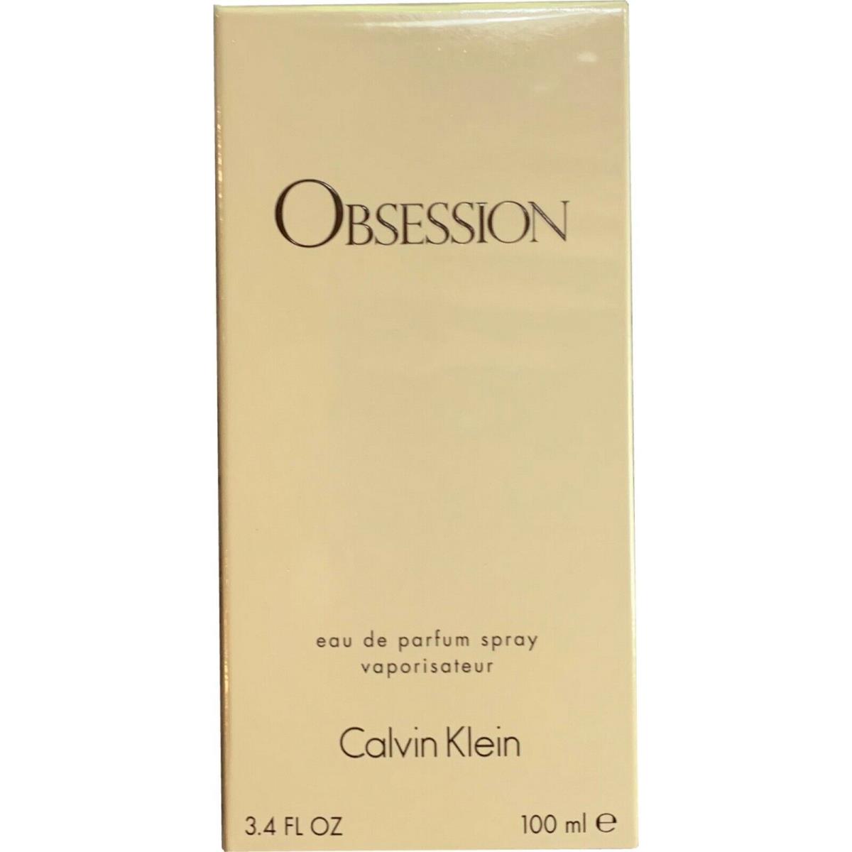 Calvin Klein Obsession Eau De Parfum Spray Vaporisateur 3.4 fl oz