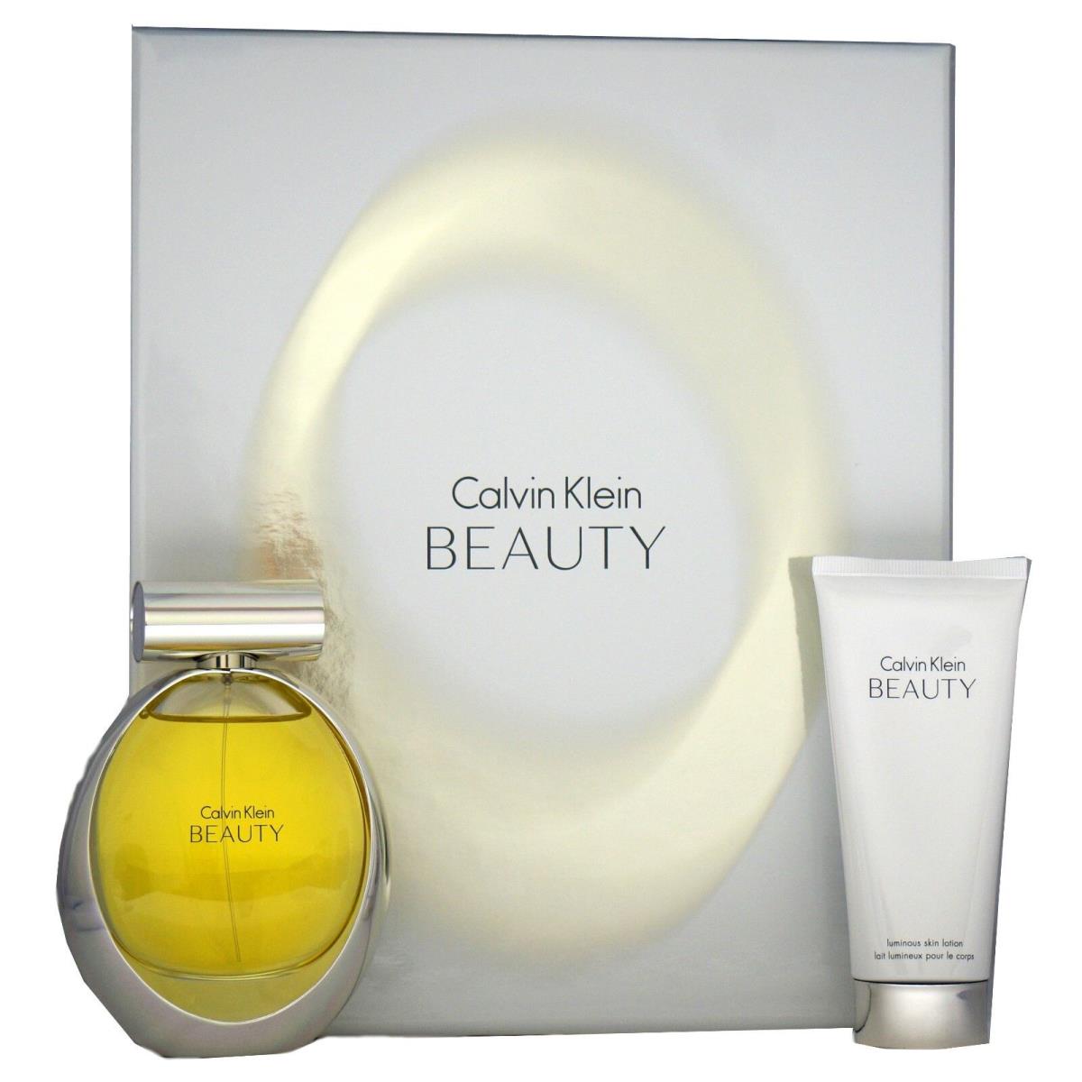 Calvin Klein Beauty 2 Piece Gift Set Eau DE Parfum Spray 100ML NIB-CK1018