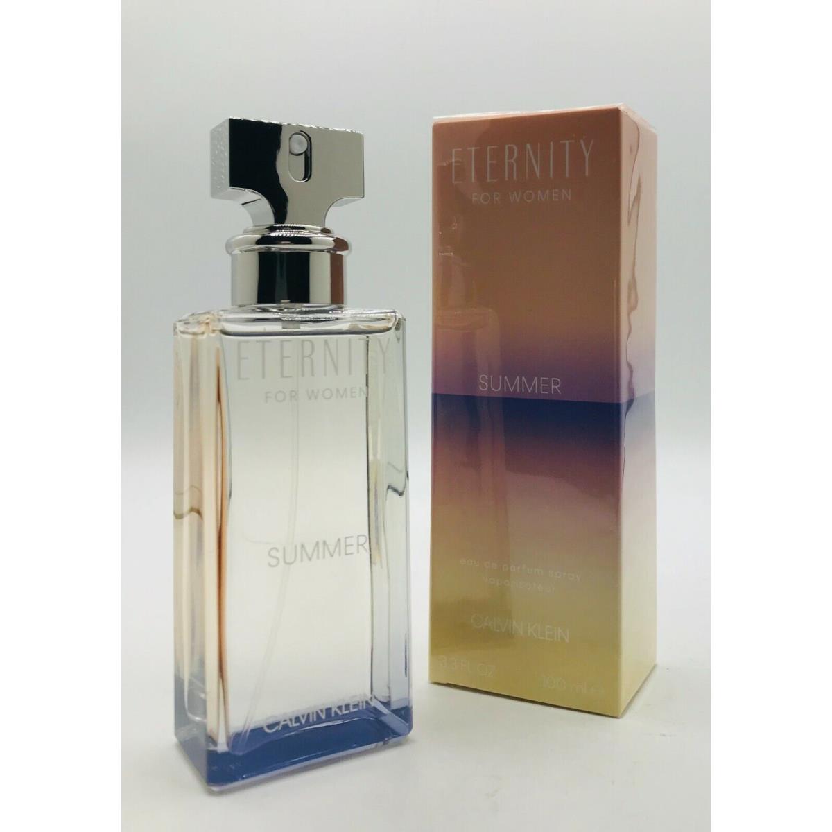 Calvin Klein Eternity Summer 2019 Women Parfum Spray 3.3 oz