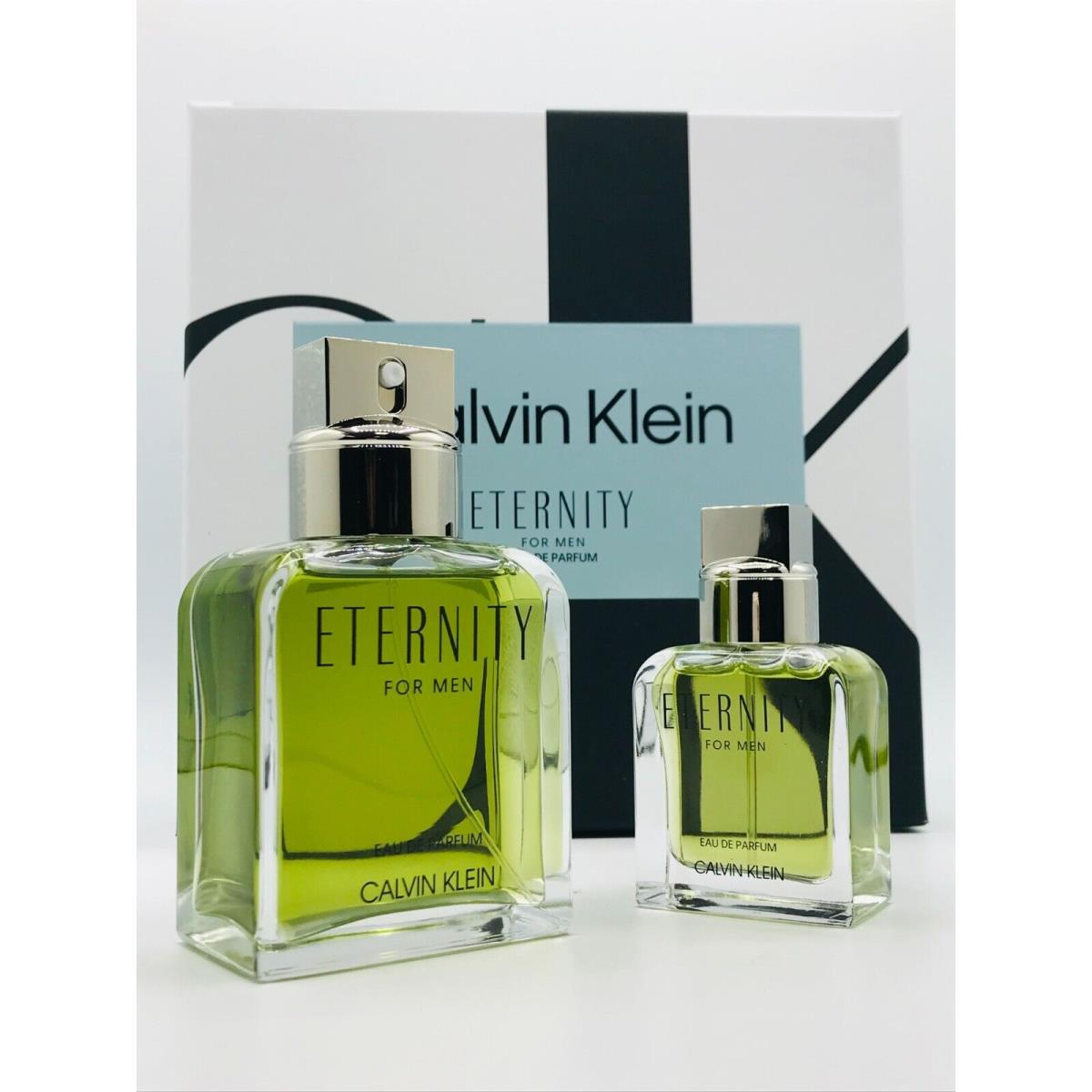 Calvin Klein Eternity Men 2pc Set Parfum Spray 3.3 oz and 1.0 oz