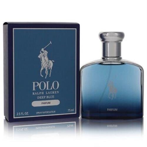 Polo Deep Blue by Ralph Lauren Parfum Spray 2.5 oz For Men