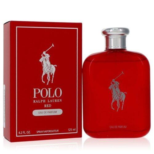 Polo Red Cologne By Ralph Lauren Eau De Parfum Spray 4.2oz/125ml For Men