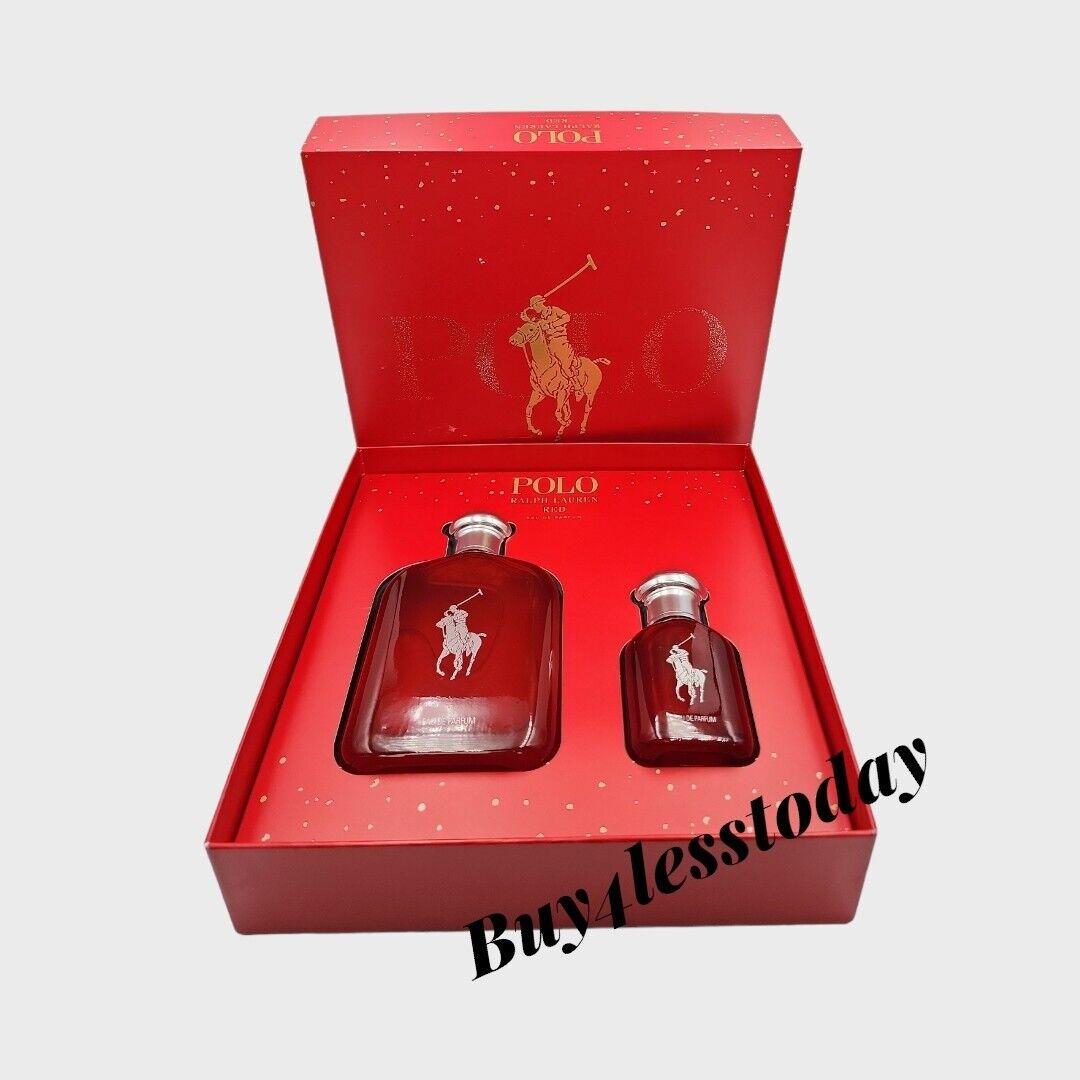 Polo Red Ralph Lauren 2 Pc Gift Set 4.2 oz / 1.36 oz Parfum Spray Men