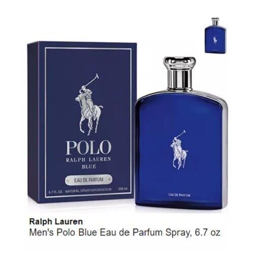 Polo Blue by Ralph Lauren 6.7 oz / 200 ml Eau De Parfum Spray Men
