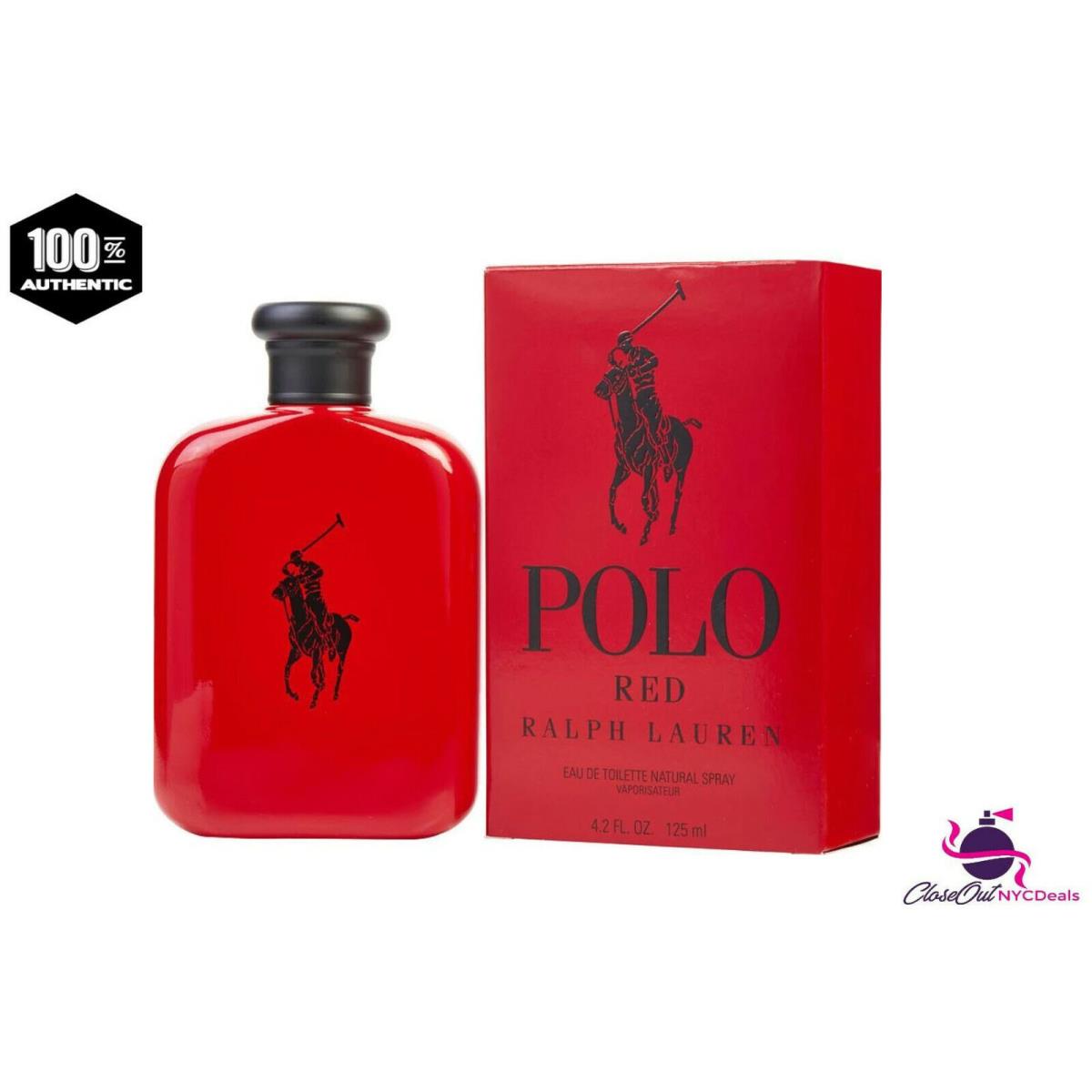 Polo Red by Ralph Lauren 4.2 oz / 125 ml Edt Spray For Men