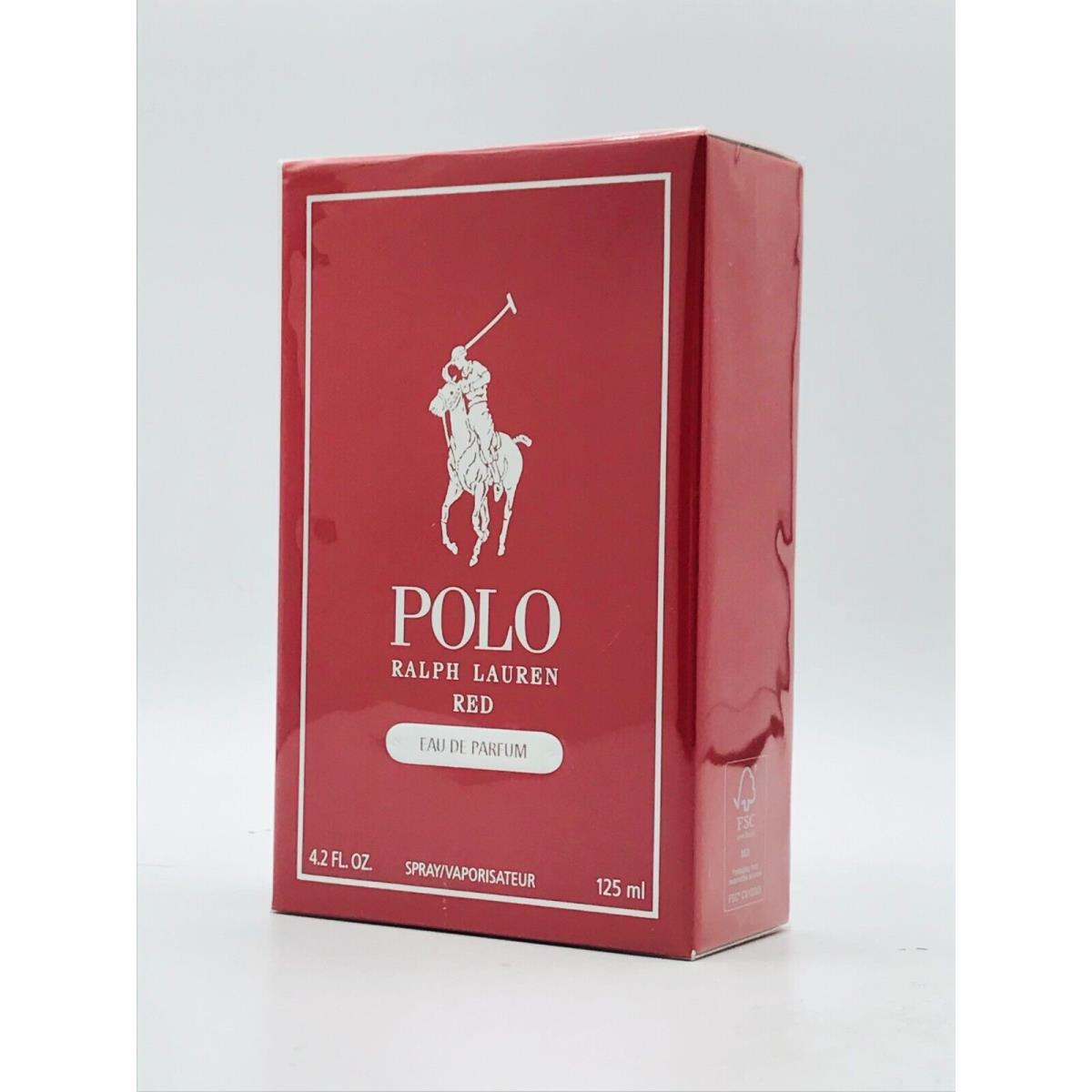 Ralph Lauren Polo Red Men Parfum Spray 4.2 oz 125 ml