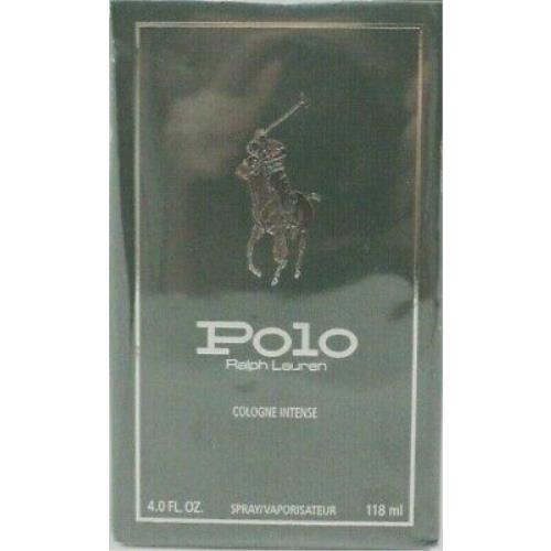 Ralph Lauren Polo Cologne Intense Eau DE Parfum Spray For Men 4.0 Oz / 118 ml