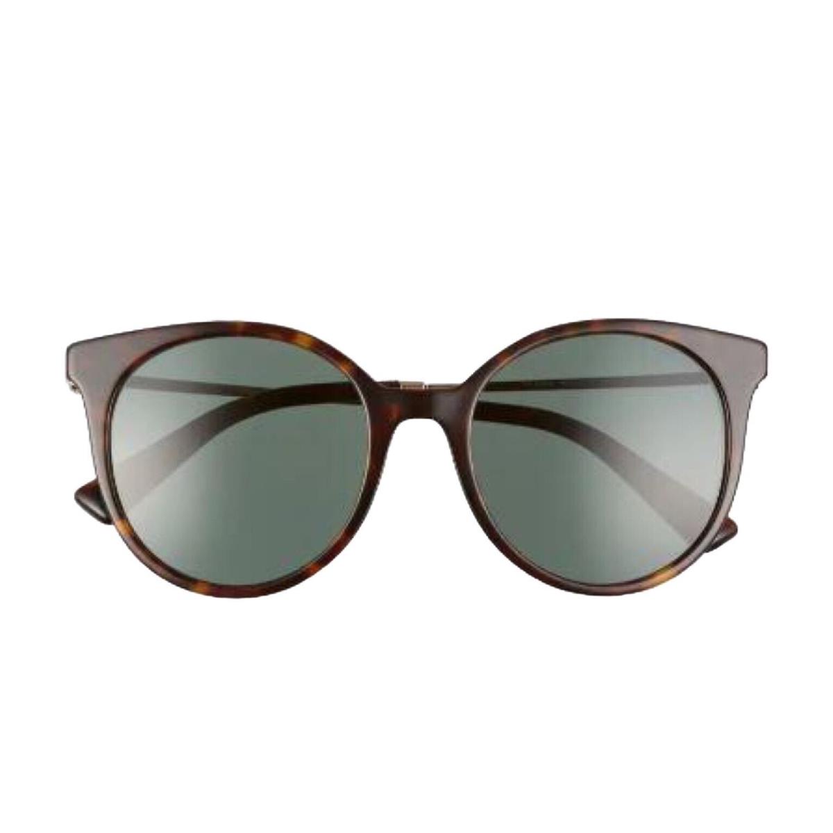 Valentino Womens Brown Havana Cats Eye Rockstud Gradient Sunglasses W/case