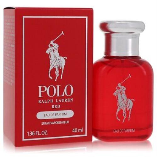 Polo Red by Ralph Lauren Eau De Parfum Spray 1.36 oz For Men