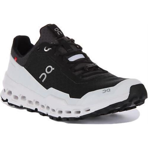 On Running Cloudultra Cloudtec Cushioned Mesh Sneaker Black White Mens US 7 - 13 - BLACK WHITE