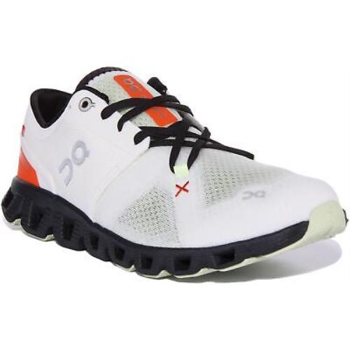 On Running Cloud X 3 Flame Reactive Lace Up Sneakers Cream Mens US 7 - 13