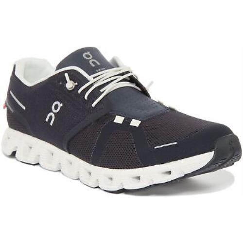 On Running Cloud 5 Mesh Sneakers Navy White Mens Size US 7 - 13 - NAVY WHITE