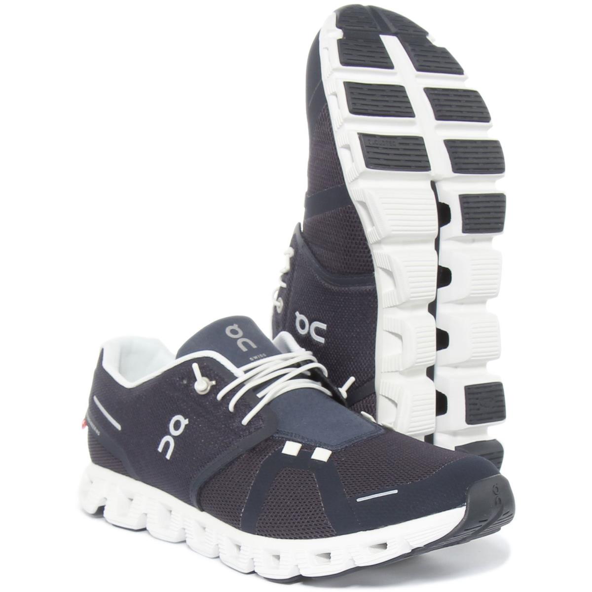 On Running Cloud 5 Mesh Sneakers Navy White Mens Size US 7 - 13 NAVY WHITE