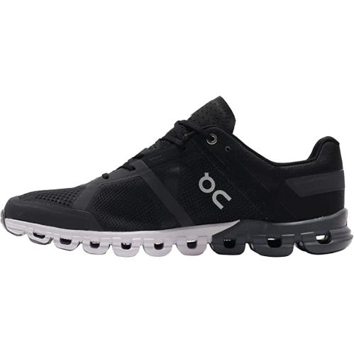 ON Running Mens Cloudflow Mesh Trainers - Black Asphalt Grey - Black Asphalt Grey