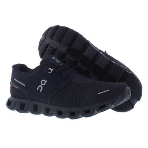 On Running Cloud 5 Womens Shoes - All Black, Main: Black