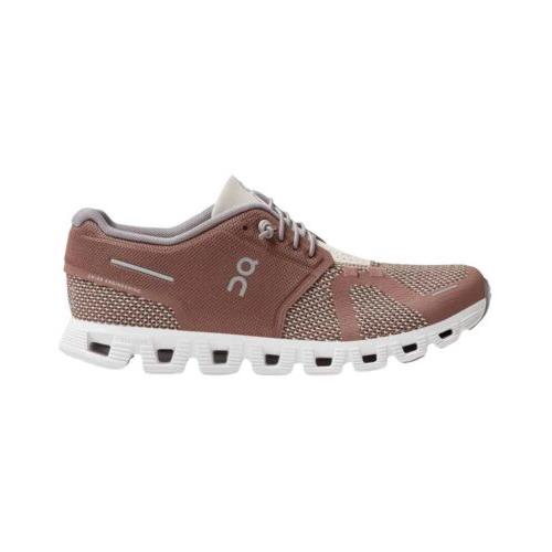 On Running Women`s Cloud 5 Combo Running Shoes Sneakers Trainers Rust - Ice