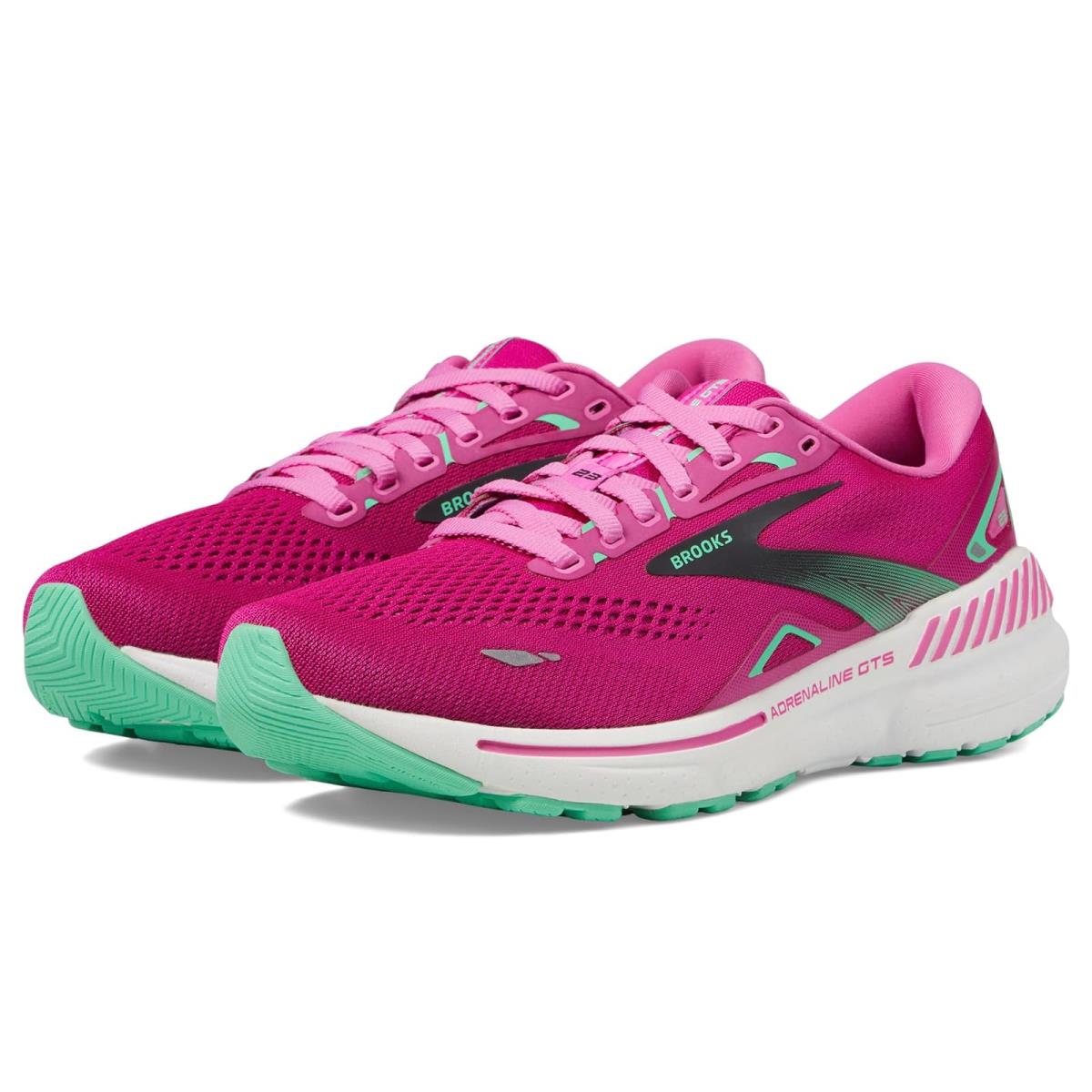 Woman`s Sneakers Athletic Shoes Brooks Women`s Adrenaline Gts 23 Pink/Festival Fuchsia/Black