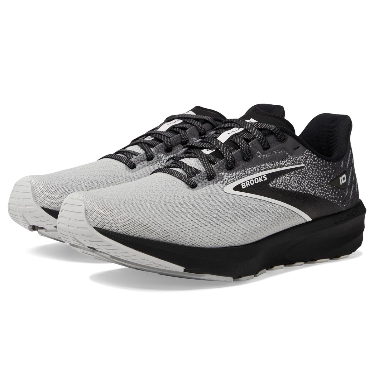 Man`s Sneakers Athletic Shoes Brooks Launch 10 Black/Blackened Pearl/White