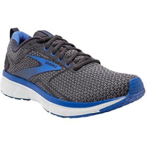 Brooks Mens Transmit 3 Fitness Workout Trainers Running Shoes Sneakers Bhfo 5204 - Ebony/ Primer Grey/Blue