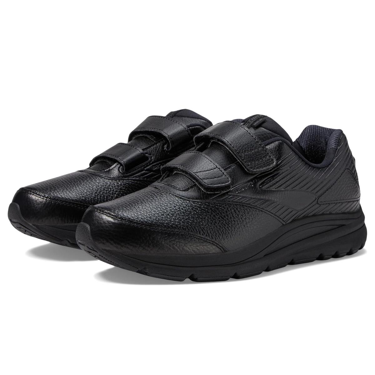 Man`s Sneakers Athletic Shoes Brooks Addiction Walker V-strap 2 Black/Black