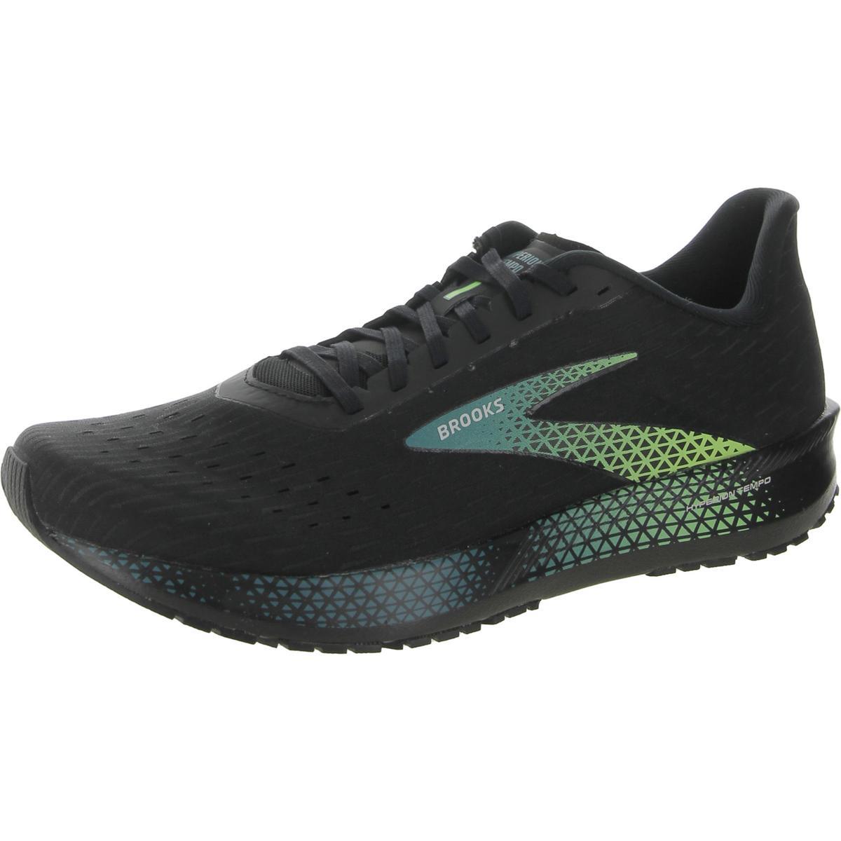 Brooks Mens Hyperion Tempo Fitness Workout Running Shoes Sneakers Bhfo 8544 Black/Green/Blue