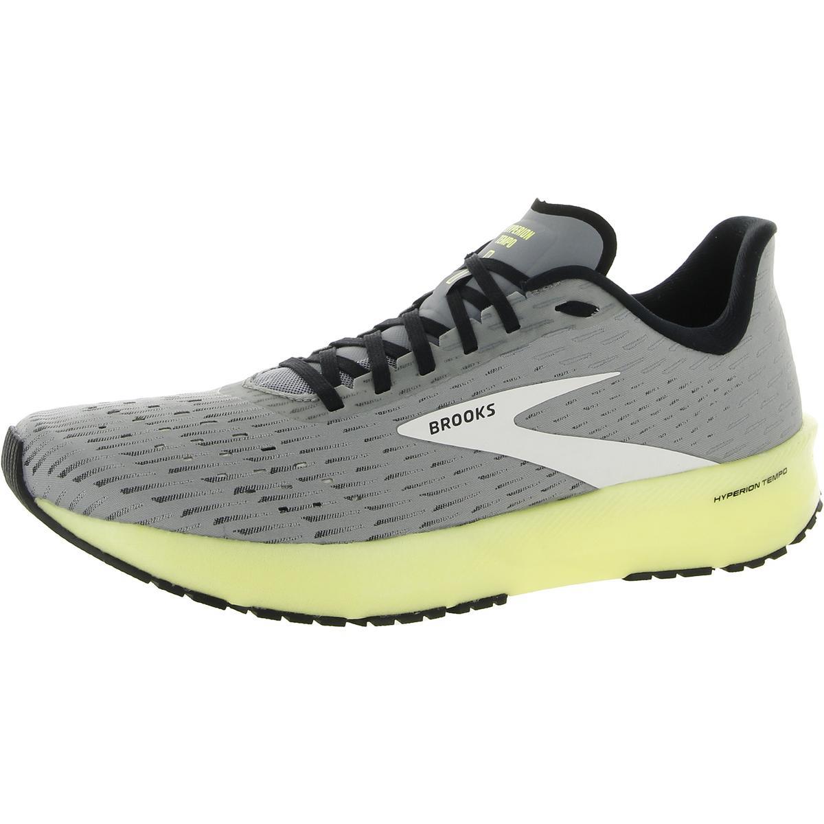 Brooks Mens Hyperion Tempo Fitness Workout Running Shoes Sneakers Bhfo 8544 Grey/Green/Black