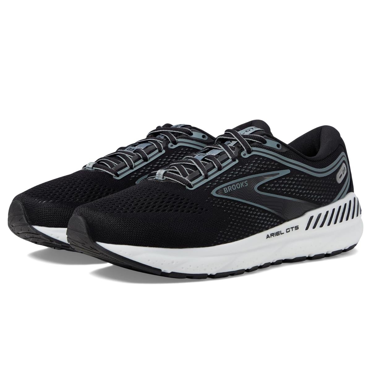 Woman`s Sneakers Athletic Shoes Brooks Ariel Gts 23 Black/Grey/White