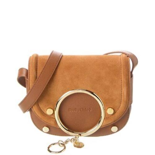 Chloé See By Chlo Mara Small Leather Suede Crossbody Women`s Brown