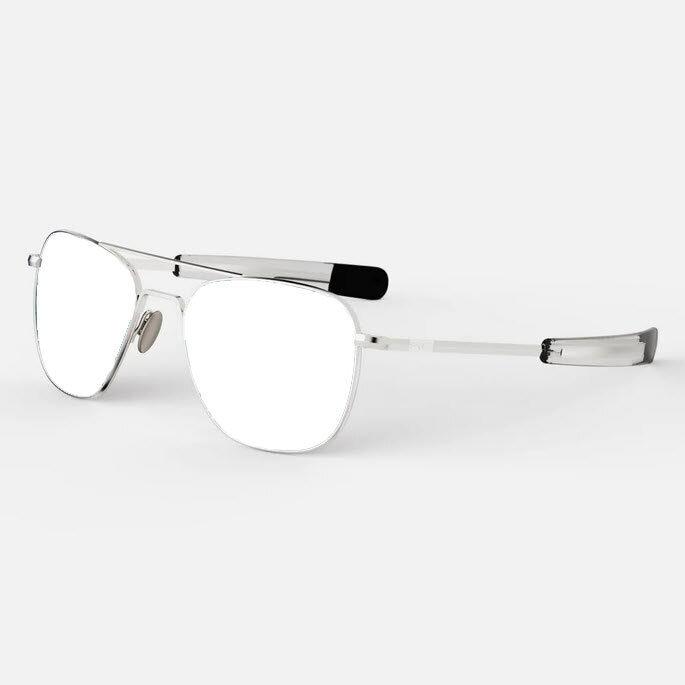 Randolph Aviator Frames For Prescription Lenses Hidalgos 23K White Gold