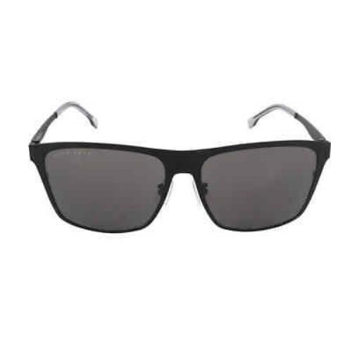 Hugo Boss Grey Square Men`s Sunglasses Boss 1410/F/S 0003/IR 60 Boss 1410/F/S
