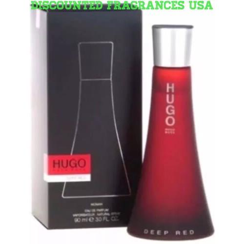 Hugo Deep Red by Hugo Boss 3.0 Oz 90 Ml Eau De Parfum Spray For Women /