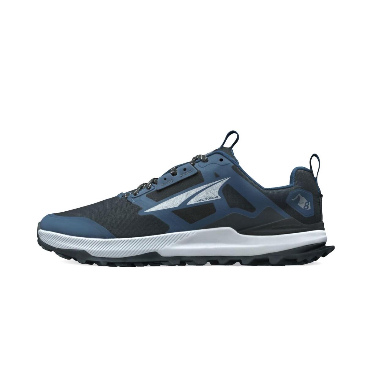 Altra Men`s Lone Peak 8 Trail Running Shoe 12 Navy/black Sz_12_Navy Black - Navy Black