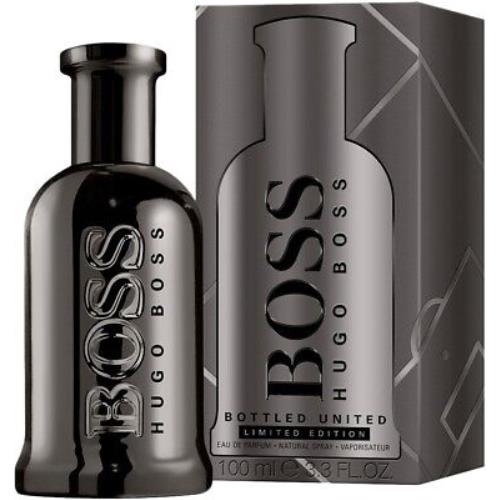 Hugo Boss Men`s Boss Bottled United Eau de Parfum Edp 3.4 oz Fragrances