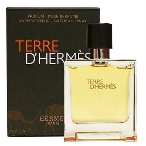 Terre D` Hermes 2.5 OZ Parfume Spray For Men BY Hermes