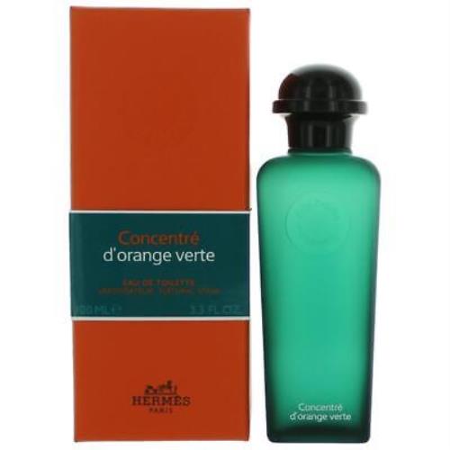 Concentre D`orange Verte by Hermes 3.3 oz Edt Spray Unisex