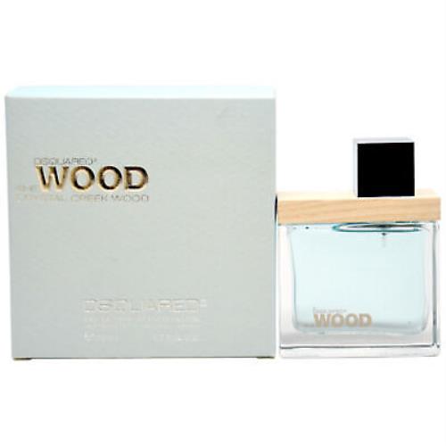 She Wood Crystal Creek Wood by Dsquared2 Eau De Parfum Spray 1.7 Oz For Women
