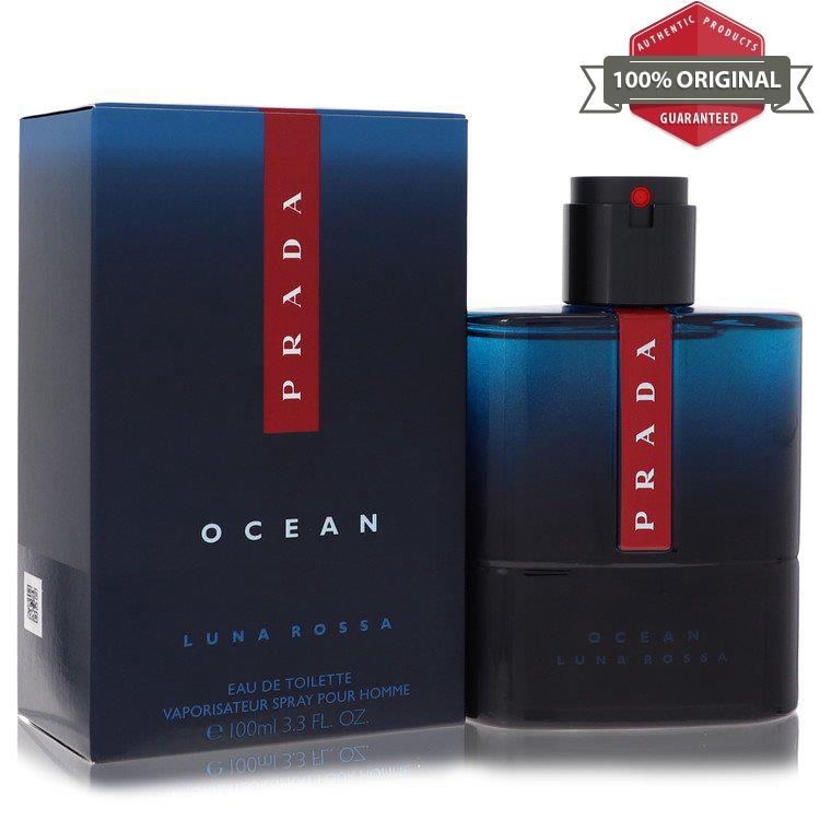 Prada Luna Rossa Ocean Cologne 3.4 oz Edt Spray For Men by Prada